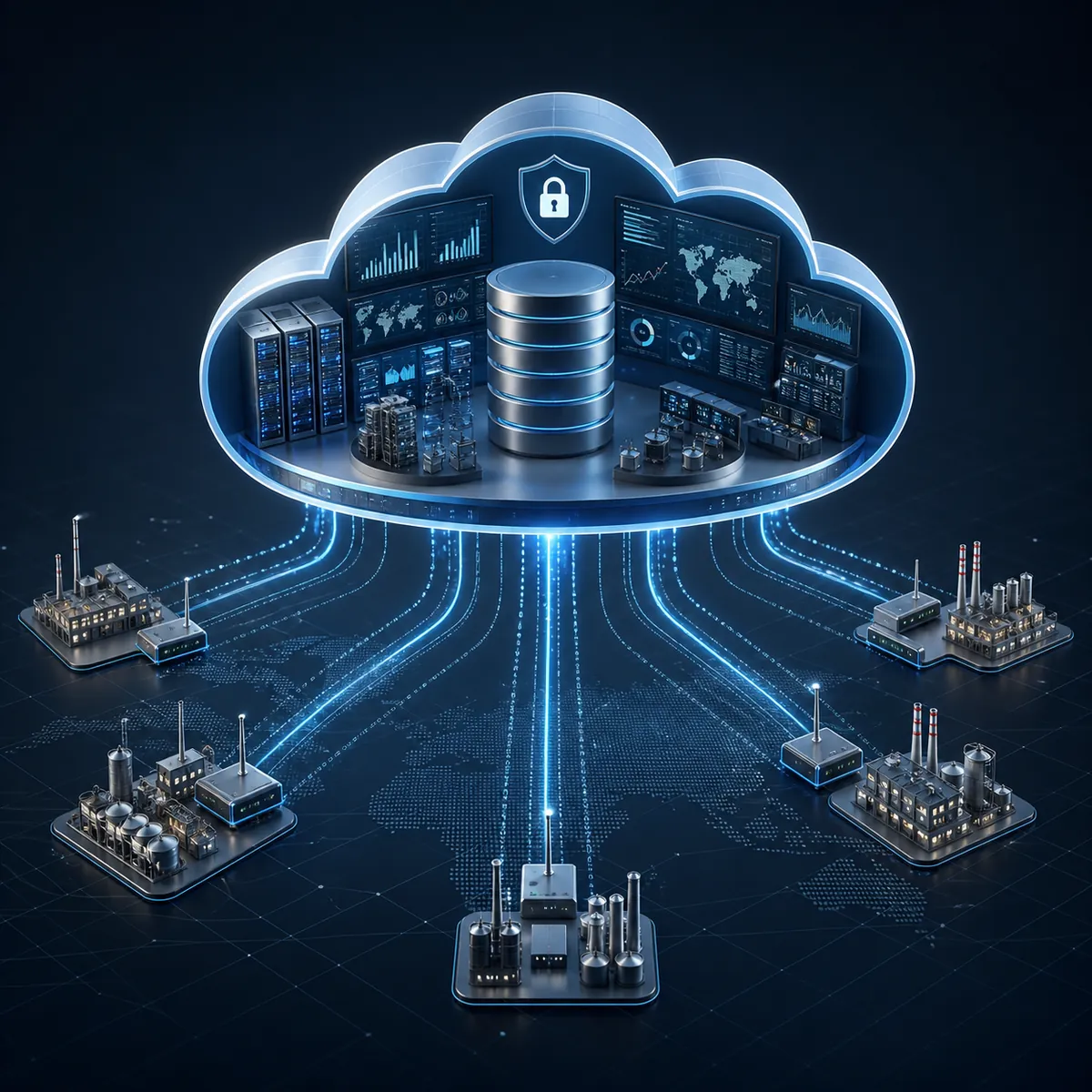 Cloud data platform centralizing weighing records and connected equipment across multiple factories